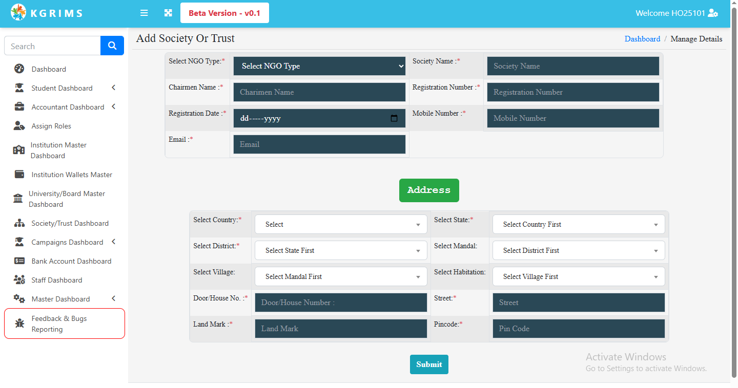 Fee Management System