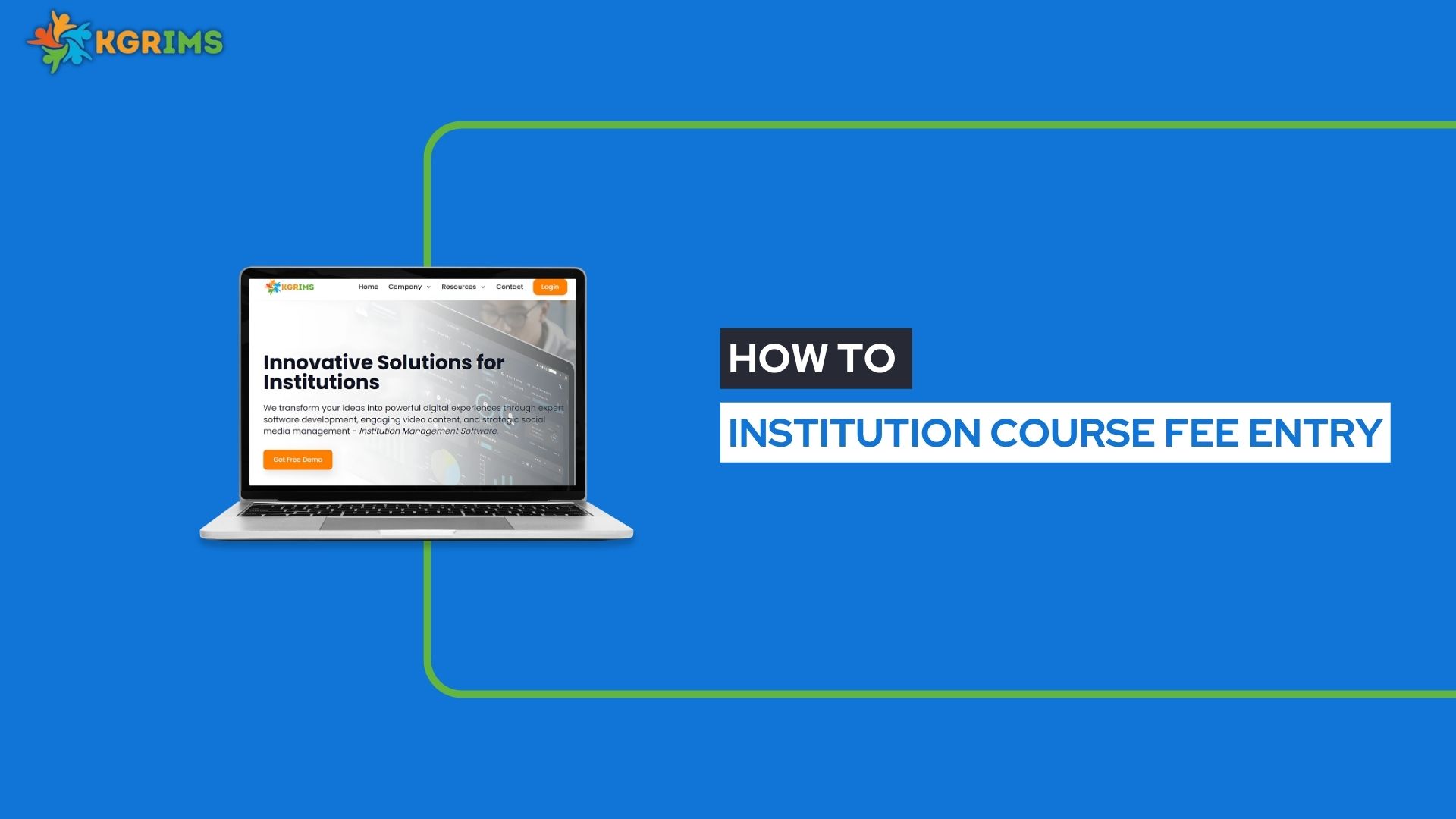  Institution Course Fee Entry in KGRIMS – Step-by-Step Guide 